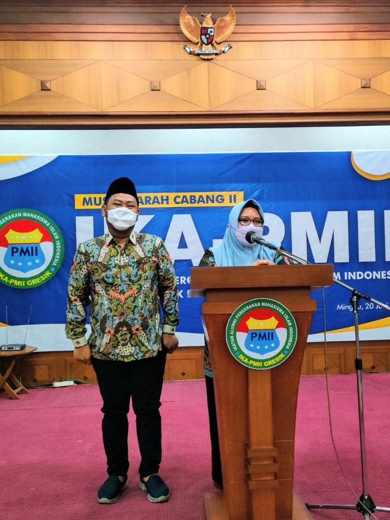 Wakil Bupati Aminatun Habibah terpilih sebagai Ketua Cabang IKA PMII Gresik